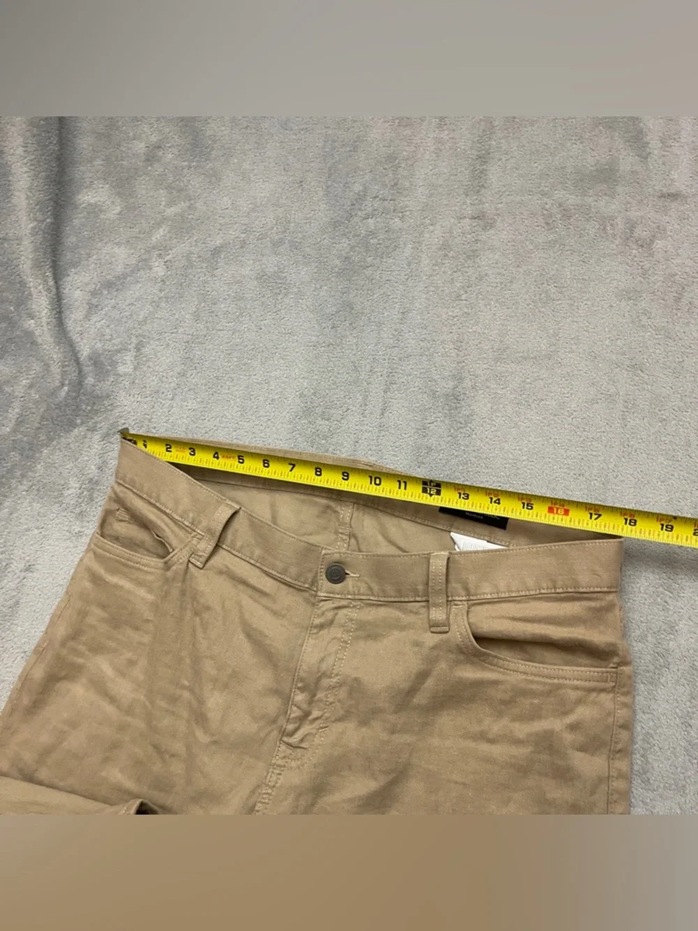 Banana Republic Traveler Linen Blend Pants Men 35x32 Tan